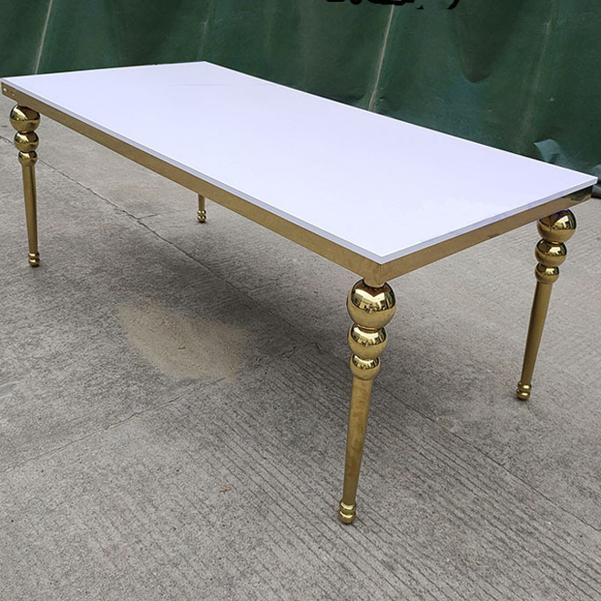 Stainless Steel Wedding dining Table
