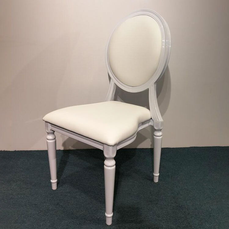 Aluminium Round Back Louis Chair